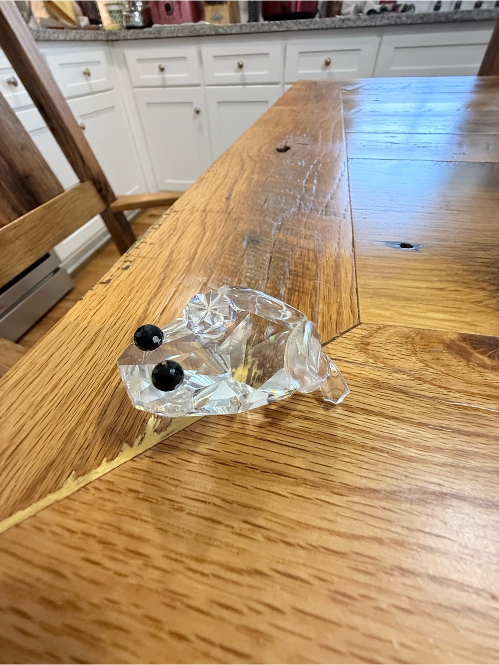 Swarovski Crystal Prince Frog with Crown Retired, no box